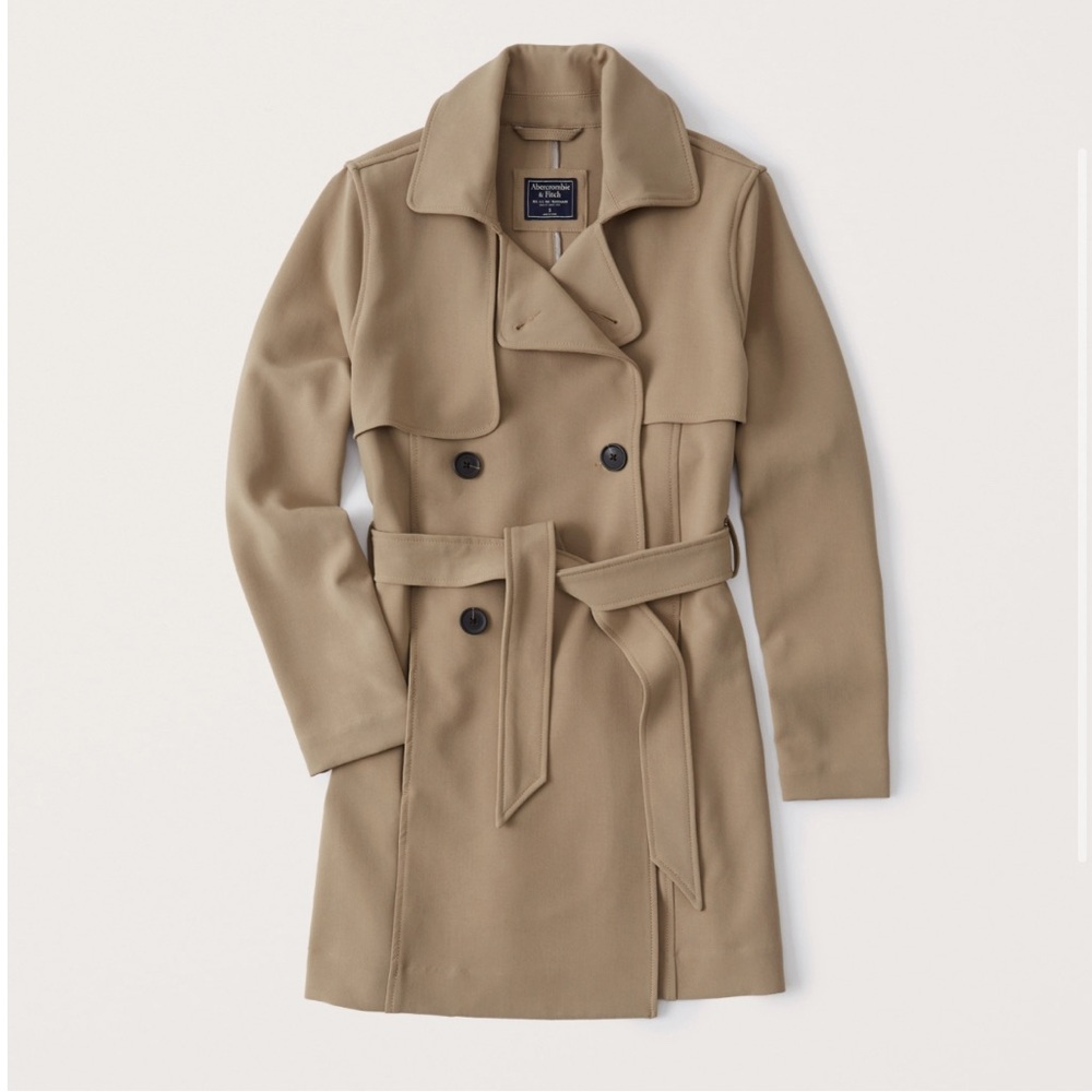 Abercrombie & Fitch Women’s Drapey Trench Coat
